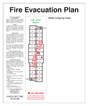 Cambria 2019 Fire Evacuation Plan - Vertical Map