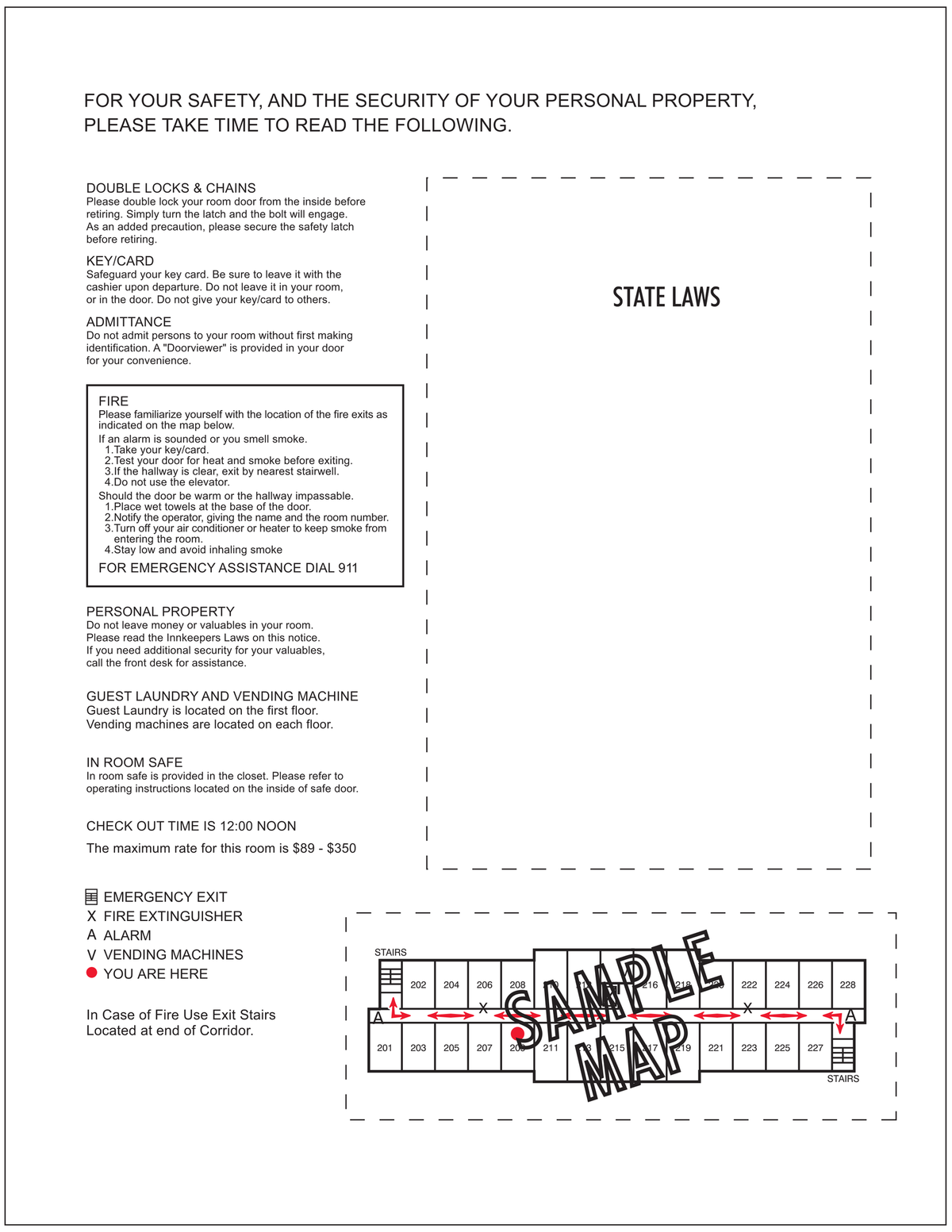 Country Inn & Suites Fire Evacuation Plan