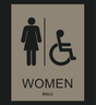 Country Inn & Suites Restroom Identification - Accessible Women (Witching Hour)