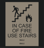 Country Inn & Suites Stairwell Identification - In Case of Fire Use Stairs (Witching Hour)