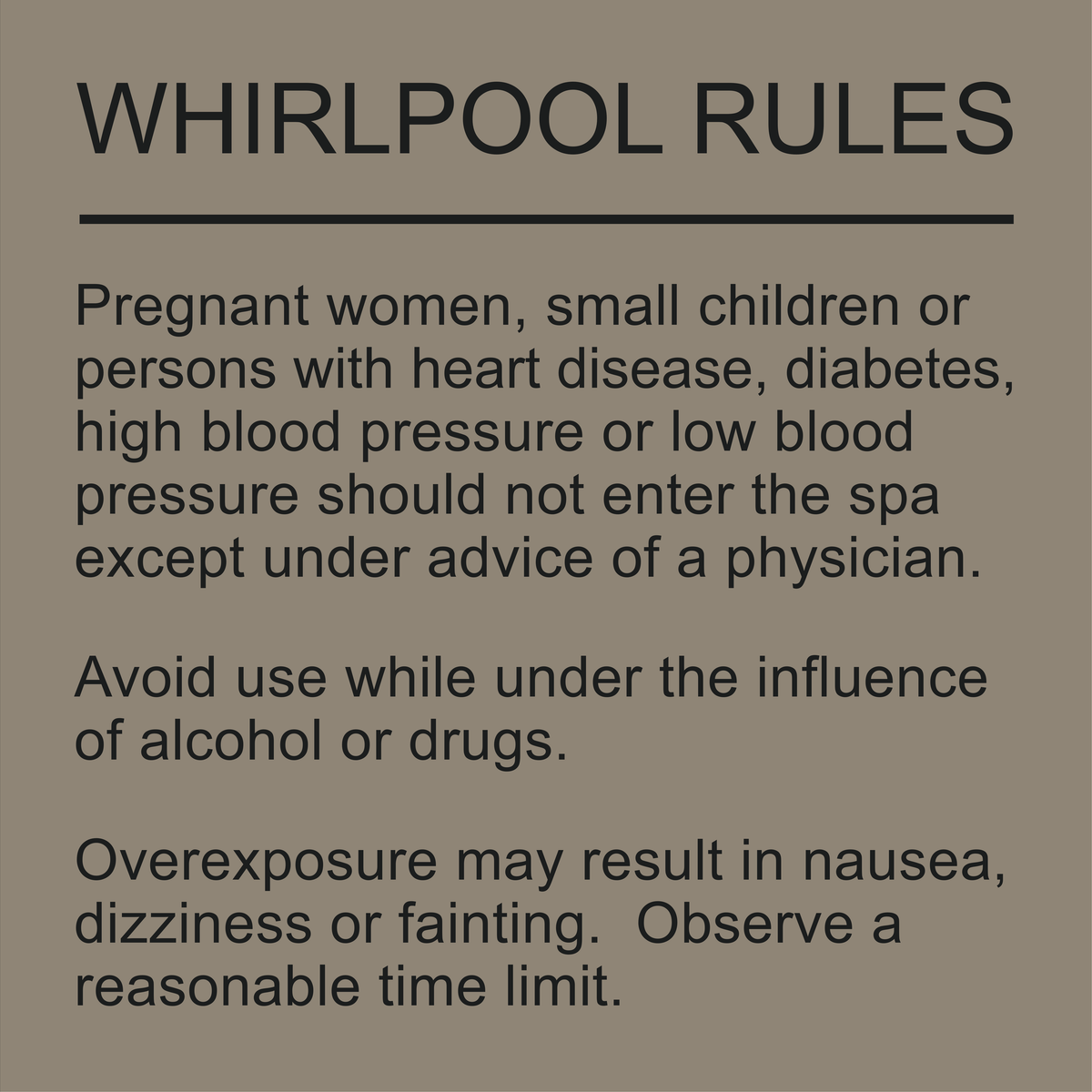 Country Inn & Suites Whirlpool Rules (Witching Hour)