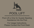 Country Inn & Suites Pool Informational - Pool Lift, Assistance Available (Witching Hour)