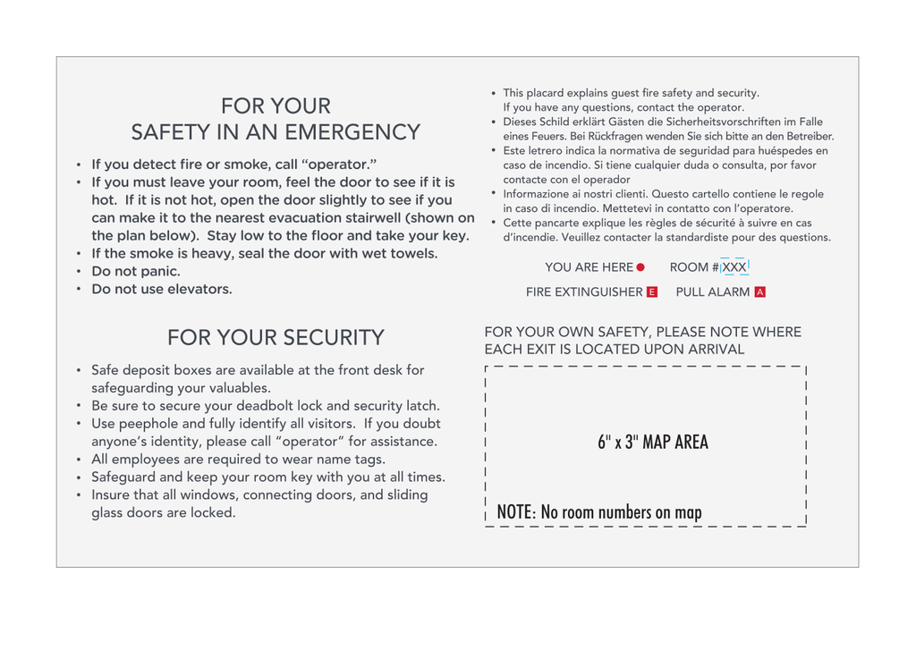 Courtyard Fire Evacuation Plan - Custom Copy