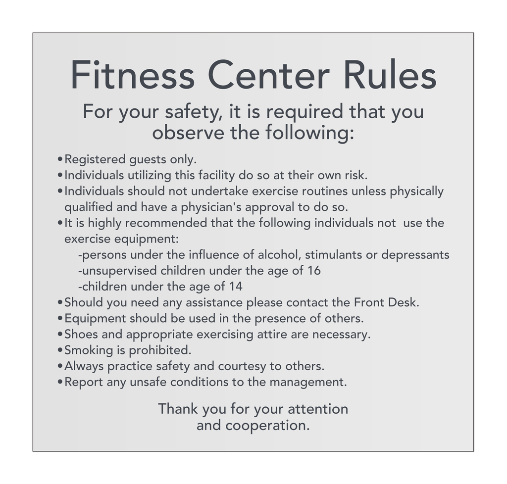Courtyard Fitness Center