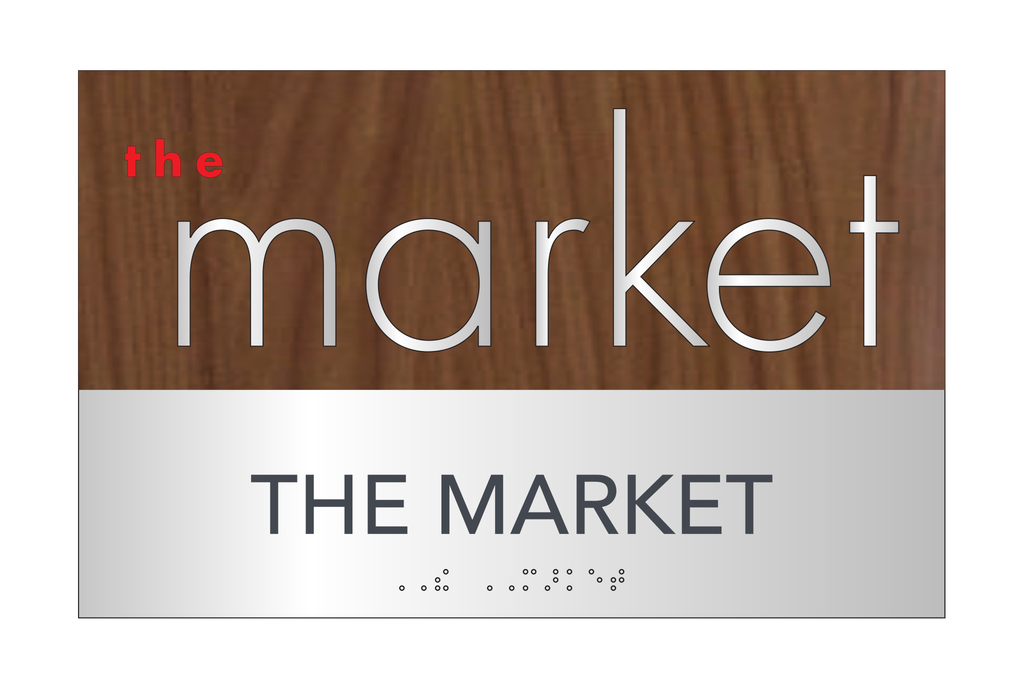 Courtyard ID Sign - The Market