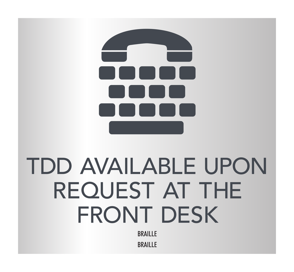 Courtyard TDD Available Upon Request