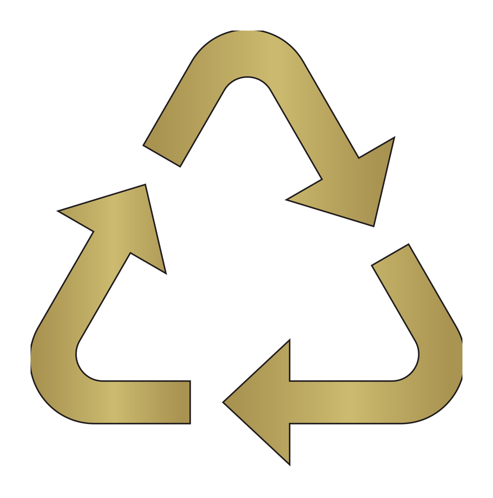 Recycling Flat Cut Out Symbol