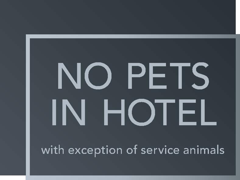 Delta Hotels No Pets Sign