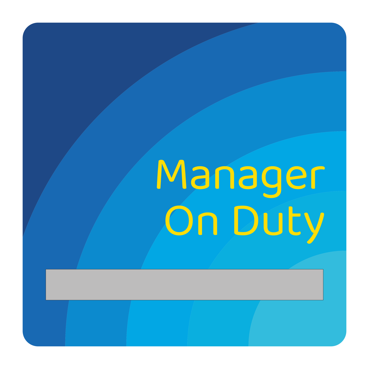 Days Inn Manager On Duty (Blue Square)