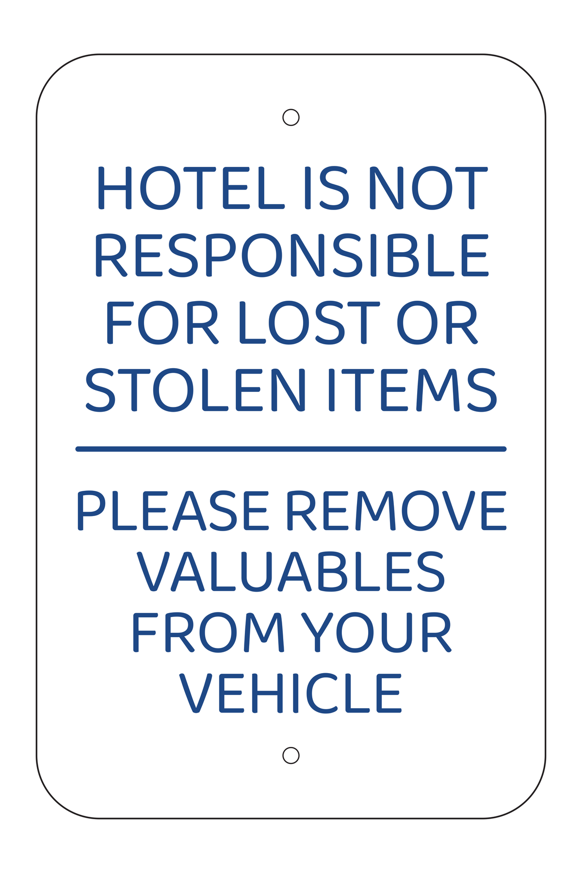 Days Inn Parking - Hotel is not responsible for items left in vehicle