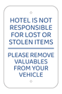 Days Inn Parking - Hotel is not responsible for items left in vehicle