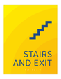 Days Inn Stairwell Identification - Stairs And Exit (Yellow Rectangle)