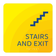 Days Inn Stairwell Identification - Stairs And Exit (Yellow Square)