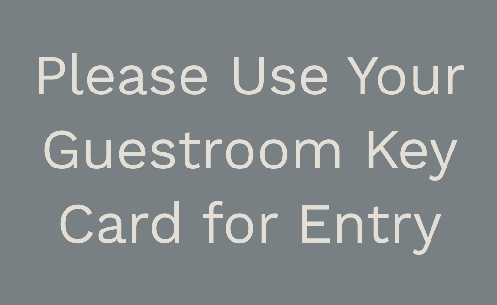 Hyatt Studios Key Card Entry