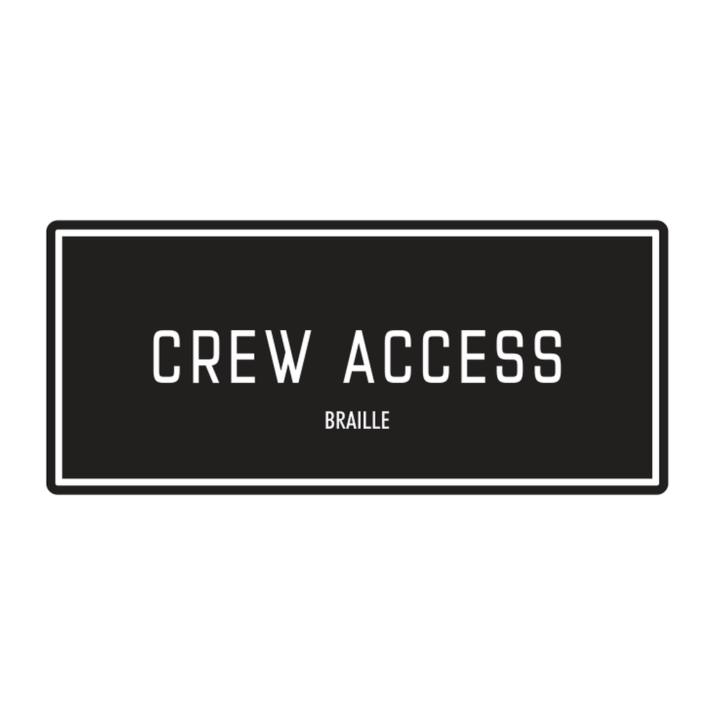 Moxy Room Identification - Crew Access - BOH (Black)