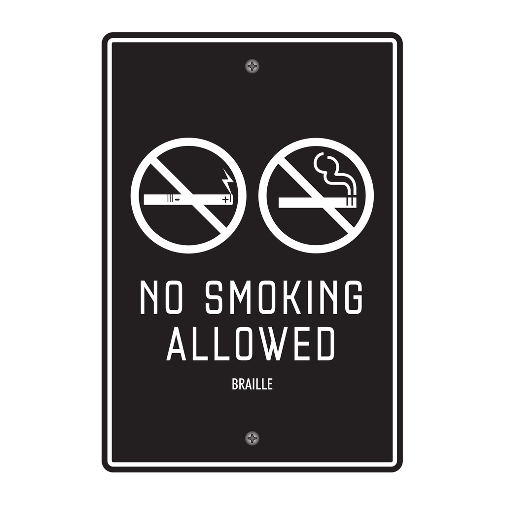 Moxy Informational - No Smoking (Black)