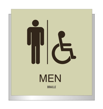 SpringHill Suites Restroom ID - Men Accessible