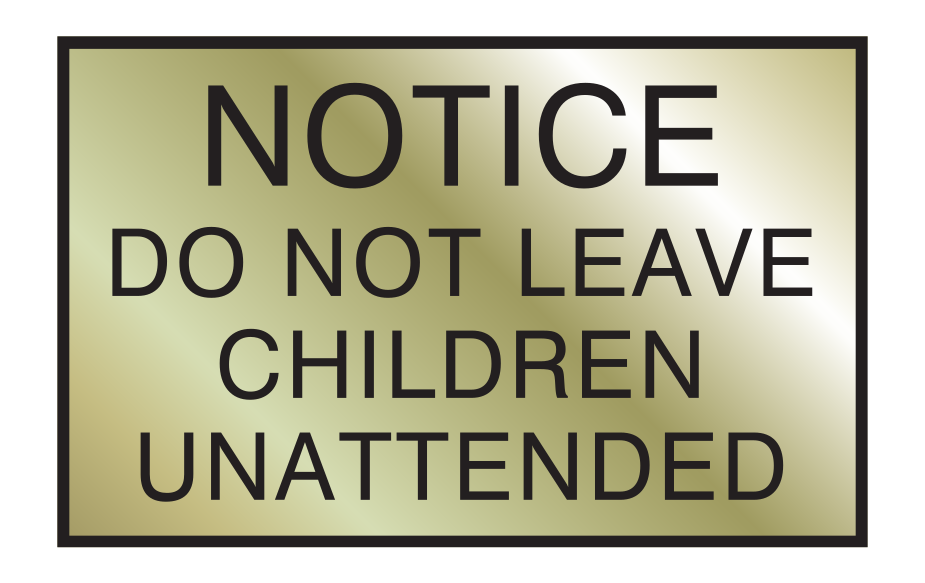 SpringHill Suites Informational - Do Not Leave Children Unattended