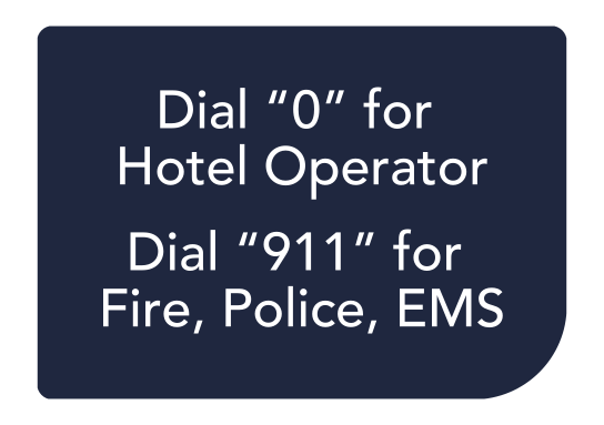 Informational - Dial 0 for Operator