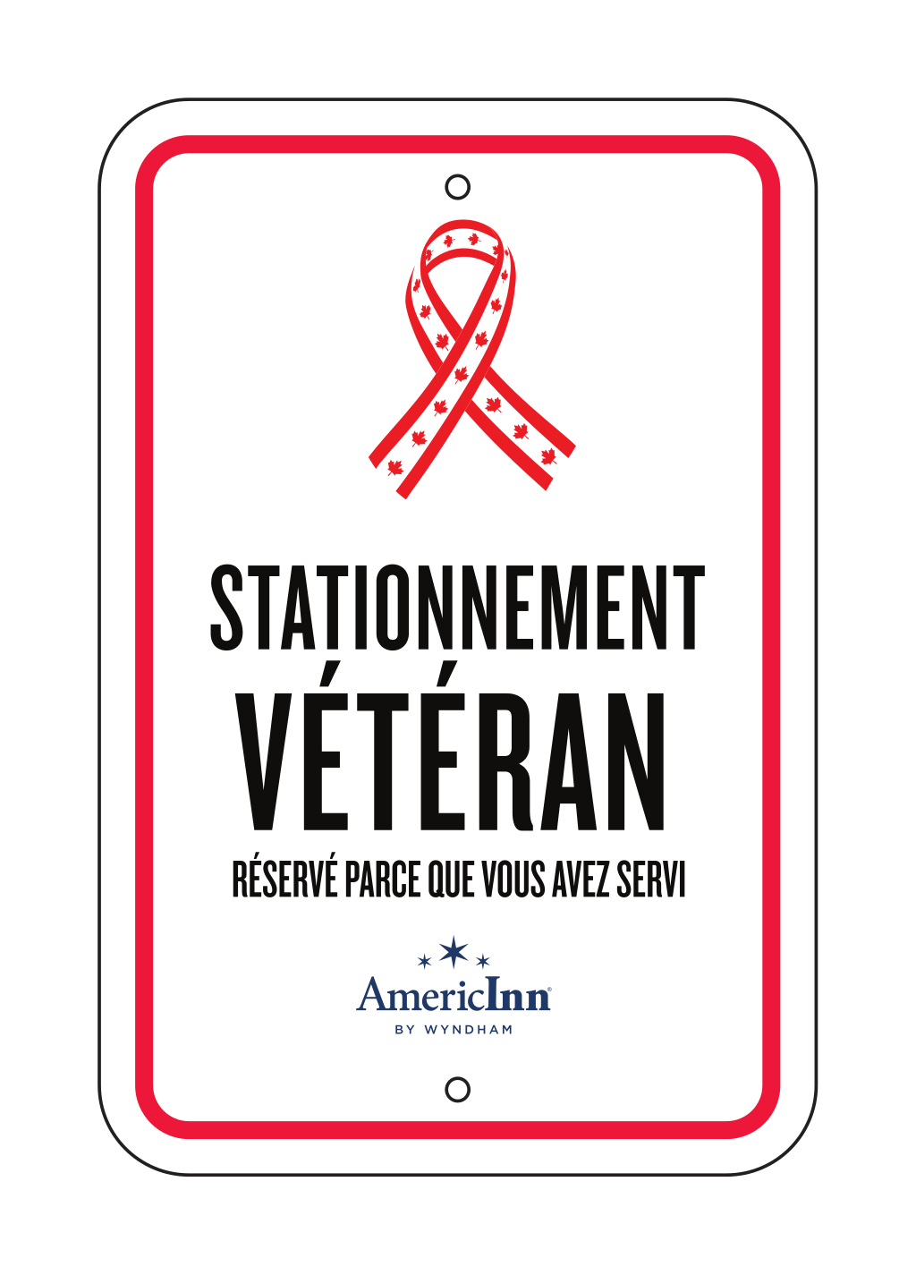 AmericInn Veteran Parking - Canada French