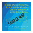 Days Inn Fire Evacuation Plan - Exits (Blue Rectangle)