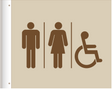 Country Inn & Suites Projecting Sign - Accessible Restroom (Woodhaven)