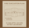 Country Inn & Suites Fire Evacuation Plan - Use Exits (Woodhaven)