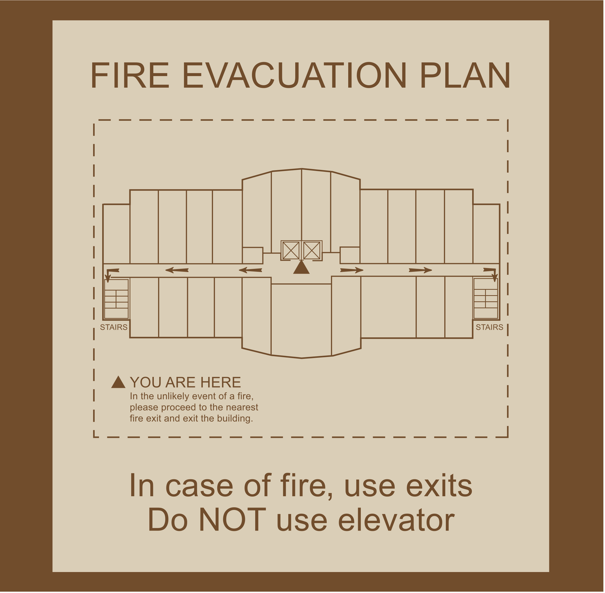 Country Inn & Suites Fire Evacuation Plan - Use Exits (Woodhaven)