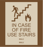 Country Inn & Suites Stairwell Identification - In Case of Fire Use Stairs (Woodhaven)