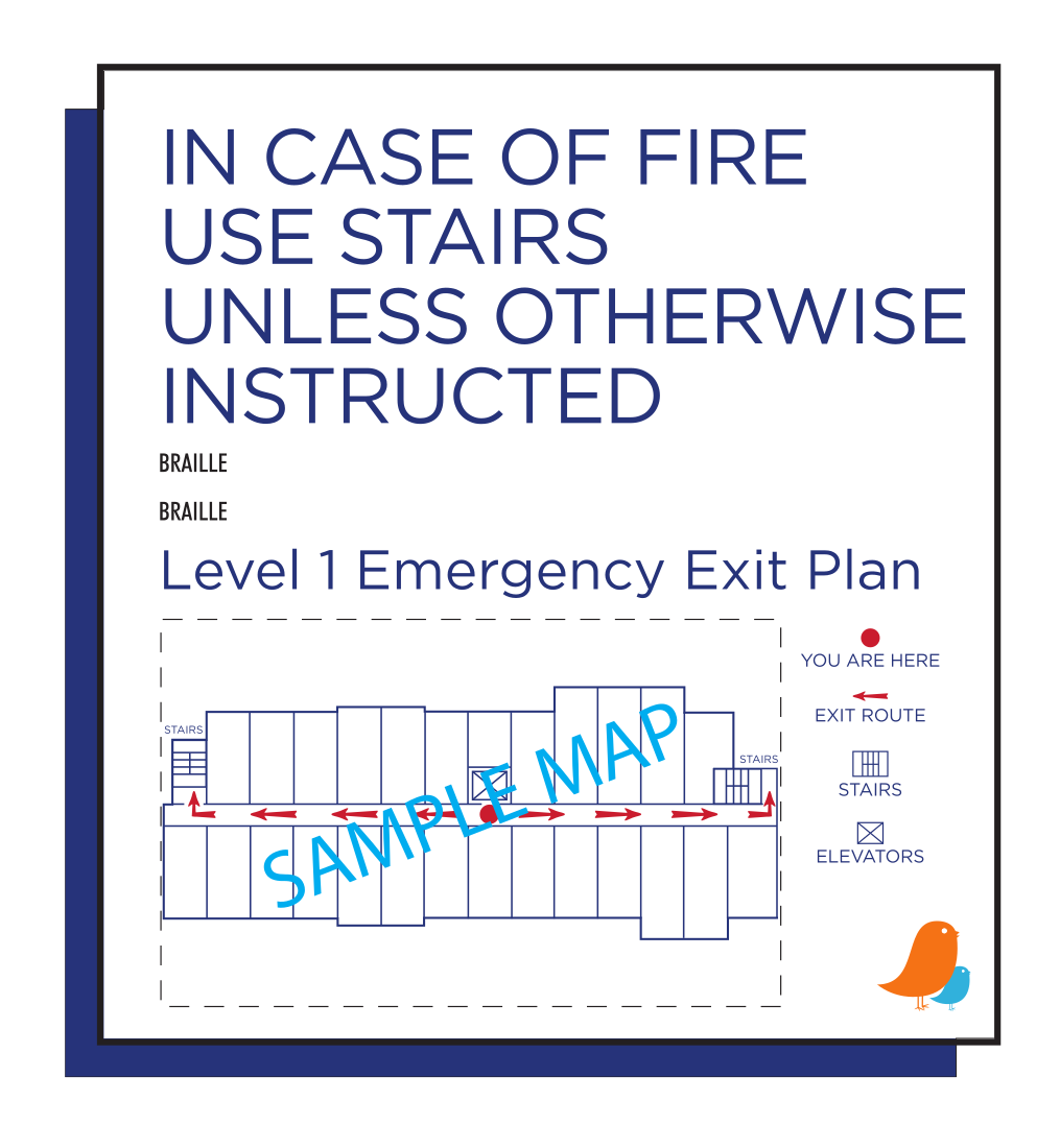 Intown Suites Fire Evacuation Plan - Use Stairs