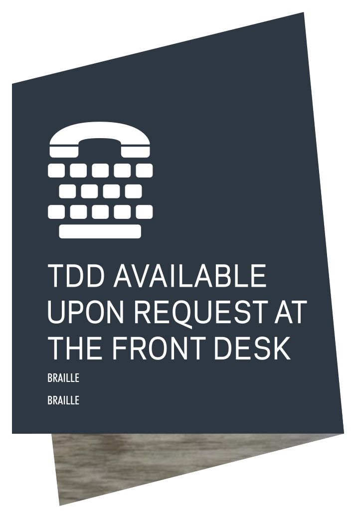 Aloft TDD Available Upon Request