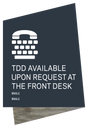 Aloft TDD Available Upon Request