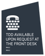 Aloft TDD Available Upon Request