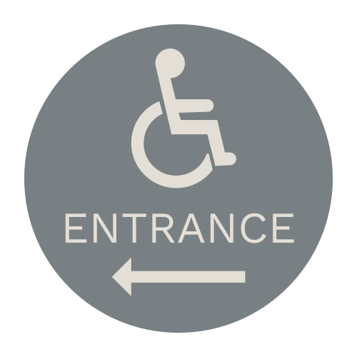 Hyatt Studios Accessible Entrance - Left Arrow