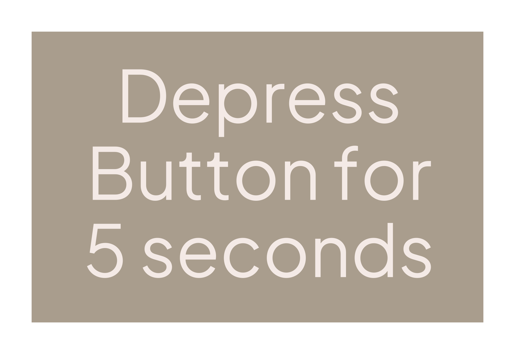 Hyatt Select Informational - Depress Button for 5 Seconds