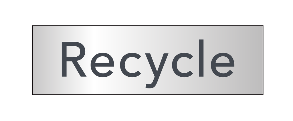 Courtyard Recycling/Amenity Label - Recycle
