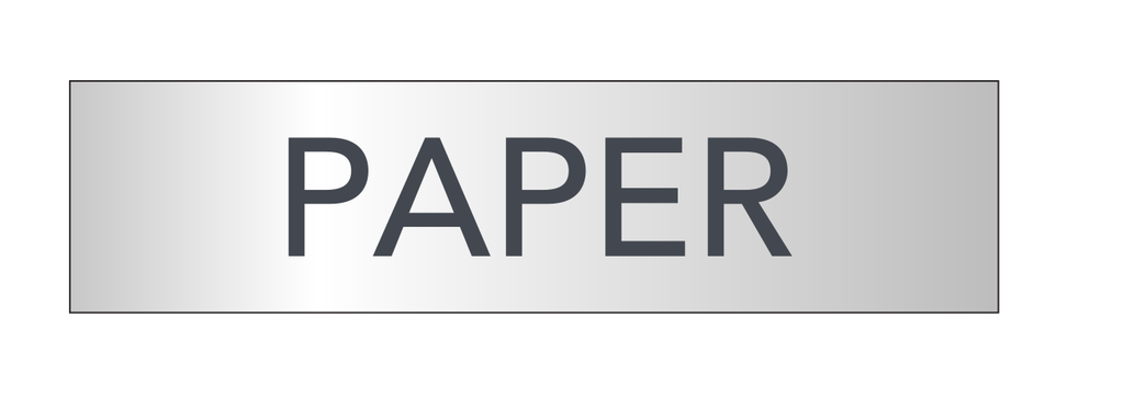 Courtyard Recycling Label - PAPER