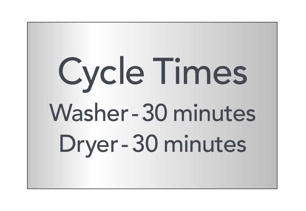 Courtyard Informational - Cycle Times