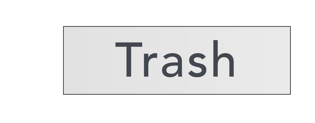 Courtyard Amenity Label - Trash
