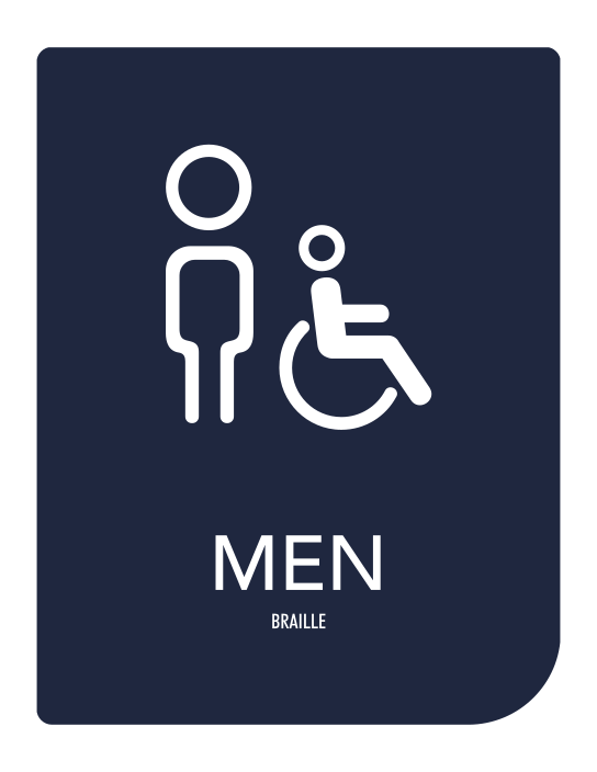 StudioRes Restroom Sign - Men