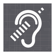 AC Hotel Hearing Impaired Symbol Sign