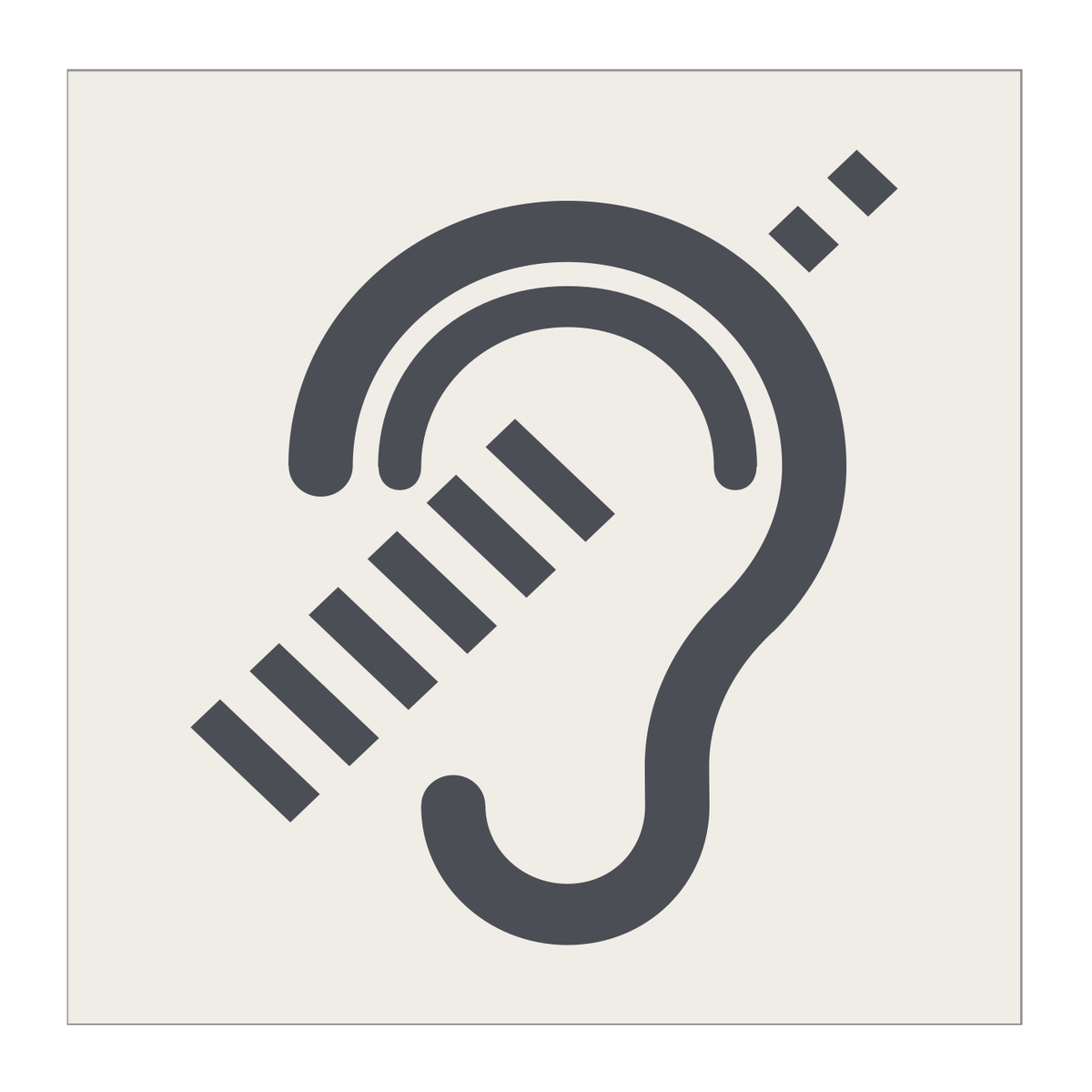 City Express Hearing Impaired Guestroom Sign
