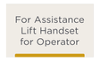 City Express For Assistance Lift Handset