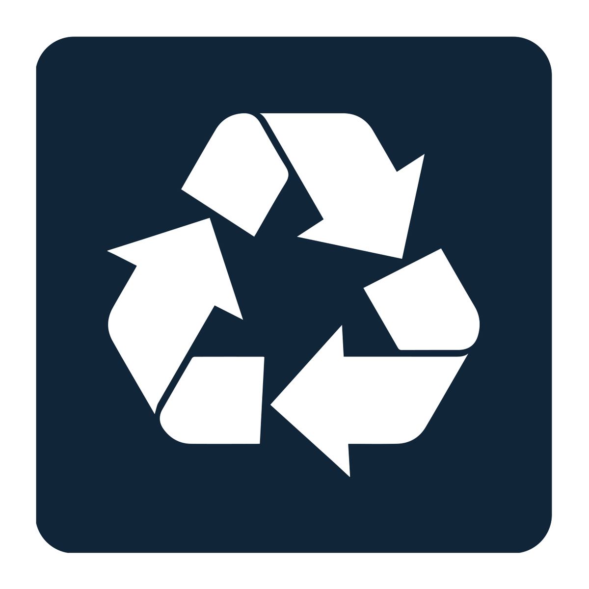 City Express Vinyl Decal - Recycle Symbol