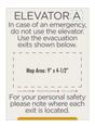City Express Elevator Evacuation - Exits