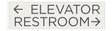 City Express Directional Flag Sign