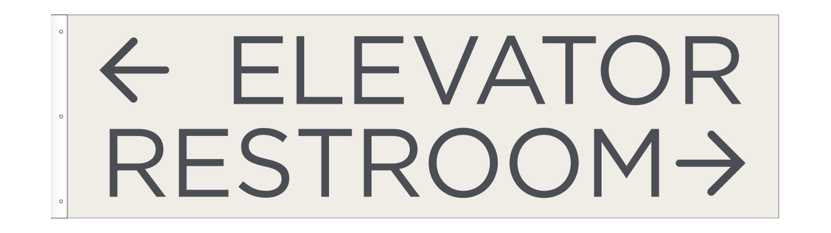 City Express Directional Flag Sign