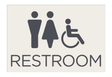 City Express Accessible Restroom Flag Sign