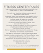 City Express Fitness Center Rules