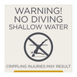City Express Pool - Warning No Diving Shallow Water